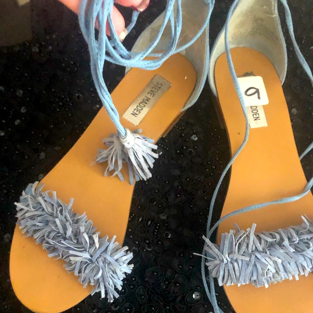 Blue Boho sandals